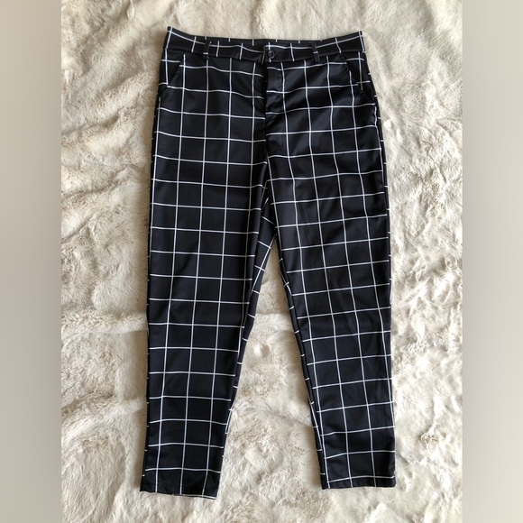 H&M Women's Black and White Trousers 33 size - Picture 2 of 16